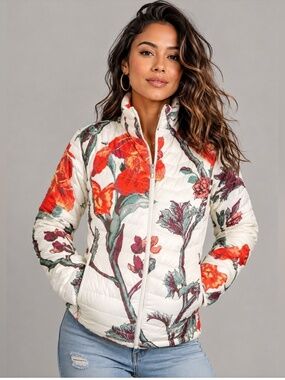 COLUMBIA. POWDER LITE Jacket with Omni-Heat™ system  Size L